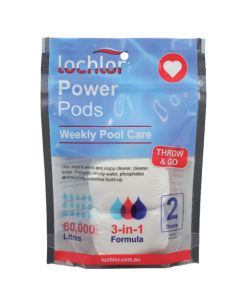 Lo-Chlor Power Pods - Prevents phosphates, cloudy water, scummy build-up - Pool Chemical