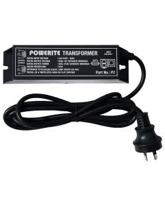 PAL Lighting Powerite P2 Dual Output (2 x 12V, 25VA) Plug-In Low Voltage Transformer for Pool Lights