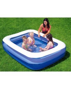 Aquafun 2 Ring Transparent  Pool - Inflatable Pool - 160x160 cm (EXTRA LARGE Size)