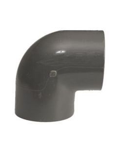 PVC 90 deg Elbow 40mm Black