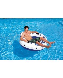 Intex TheWetSet River Run Floating Swimming Pool Lounger - Inflatable air bed - 135cm