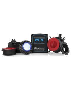 Spa Electrics Atom EMC Series 1 x Single Colour (Blue/White) LED Pool Light w/ Concrete Mounting Kit, 20M Cable and LV25 Transformer