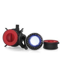 Spa Electrics Atom EMC Series 1 x Single Colour (Blue/White) LED Pool Light w/ Concrete Mounting Kit