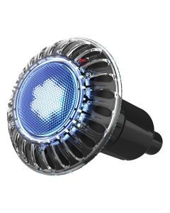Spa Electrics Atom EMF Series 1 x Single Colour (Blue/White) LED Pool Light w/ Fibreglass Mounting Kit