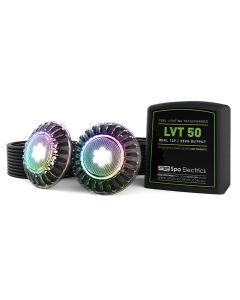Spa Electrics Atom EMV Series 2 x Multi RGB LED Colour Pool Light w/ Vinyl Mounting Kit, 20M Cable and Dual LV50 Transformer