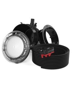 Spa Electrics Quantum WNC Series 1 x White LED Colour Pool Light w/ Concrete Mounting Kit and 20M Cable