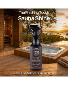 The Finishing Touch Sauna Shine 500mL Spray Bottle – Spa Chemical