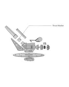 Thrust Washer for Frill Neck Wizard P/N 14448 - Pool Cleaner Spare Part