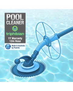 Poolrite Triphibian Swimming Pool Cleaner - Above & In Ground - Wall Climber