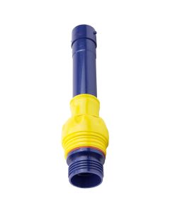 Zodiac Baracuda G2 Pearl Blue Outer Extension Pipe w/ Yellow Hand Nut (Twist and Lock) W70511 - Genuine Pool Cleaner Spare Part