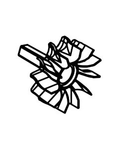 Zodiac SpaBot Side Scrubber Brushes R0919800 (Set of 2) - Genuine Spa Cleaner Spare Part