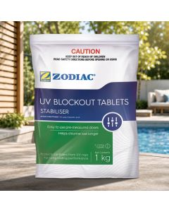 Zodiac UV Blockout Chlorine Stabiliser Tablets 1kg – Pool Chemical