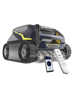 Zodiac FreeRider FR2000 iQ Cordless Robotic Pool Cleaner w/ Dual Stage Filtration, Charging Station, Remote Control and Caddy. Floor, Wall, Waterline. WiFi.