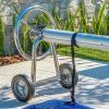 Sunline Deluxe Stainless Steel Mobile Reel / Roller for Pool Blankets / Covers - 100mm Tube