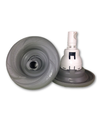 *NLA* LA Spas Grey Power Storm Roto Jet with Logo - Spa Spare Part