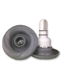 *NLA* - LA Spas Grey Whirlpool Directional Jet with Logo  - Spa Spare Part