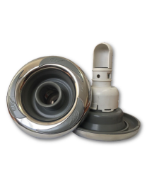 *NLA* - LA Spas Stainless Steel Directional Whirlpool Jet with Logo  - Spa Spare Part
