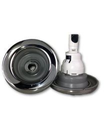 *NLA* - LA Spas Stainless Steel Power Storm Roto Jet with Logo - Spa Spare Part