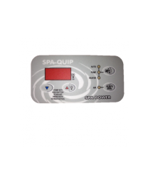 Davey Spa-Quip SP400/600/601 Rectangular Overlay for Spa Controller Q916907 - Spa Spare Part