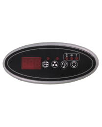 TOUCHPAD: Hydro-Quip ECO-2/TSC-9 and Overlay(P,B,L,T) HQ-34-0200-K - Spa Spare Part