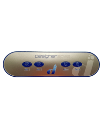 Balboa(Designer Spas) AX40(J,J,J,J) Overlay B-SCOL0007* - Spa Spare Part