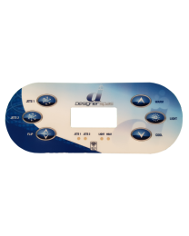 Balboa(Desinger Spas) TP600(J,J) Overlay B-SCOL0027* - Spa Spare Part