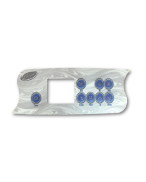 OVERLAY: K-72 8 Button(1pump) LA-PL-49570-05 - Spa Spare Part
