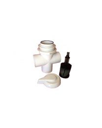 Hydroair Diverter Valve 50mm White B-11-400WHT - Spa Spare Part