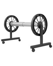 Abgal Apollo Premium Mobile Fixed Height Reel / Roller for Pool Blankets / Covers - Black