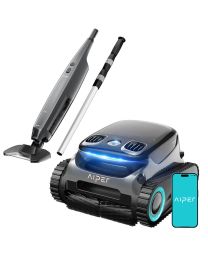 Aiper Scuba S1 Pro Cordless Pool Cleaner (2025 Upgraded) and Pilot X1 Rechargeable Handheld Pool & Spa Vacuum Bundle