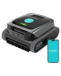Aiper Scuba S3 Cordless Robotic Pool Cleaner w/ WavePath 3.0 Navigation, Dual-Stage Filtration, JetAssist Waterline Cleaning & App Control. Floor, Walls, Waterline