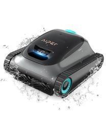 Aiper Scuba S1 Cordless Robotic Pool Cleaner w/WavePath. Floor, Walls, Waterline