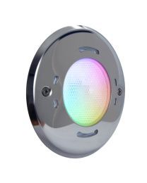 Aqua-Quip Evo2 Series 3 x Multi-Colour PRO RGB+W LED InstaTouch Program Niche Pool Light w/ Concrete Mounting Kit, 30M Cable and Transformer