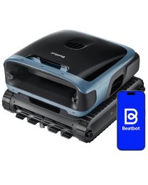 Beatbot Sora 70 Cordless Robotic Pool Cleaner w/ JetPulse Water-Surface Cleaning, Shallow-Water & Platform Cleaning, Smart Water-Surface Parking, SmartDrain & One-Touch App Retrieval. Floor, Walls, Waterline, Surface