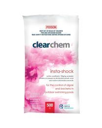 Clearchem Insta-Shock 500g - Chlorine Based Shock Treatment - Pool Chemical (DG)