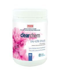 Clearchem Oxy-Safe Chlorine Free Shock Treatment 500g - Pool Chemical (DG)
