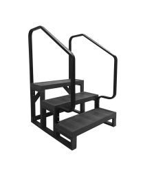 3-Tier Swim Spa Steps c/w 2 Hand Rails - Spa Accessories