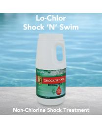 Lo-Chlor Shock 'N' Swim Non-Chlorine Shock Treatment 1kg – Pool and Spa Chemical (DG)