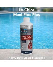 Lo-Chlor Maxi-Floc Plus Heavy-Duty Liquid Flocculant 1L – Pool Chemical