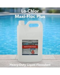 Lo-Chlor Maxi-Floc Plus Heavy-Duty Liquid Flocculant 5L – Pool Chemical