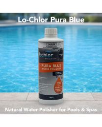 Lo-Chlor Pura Blue Natural Liquid Clarifier 1L – Pool and Spa Chemical