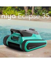 Maytronics Niya Eclipse 35 Cordless Robotic Pool Cleaner. Floor, Wall, Waterline