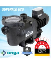 Onga SuperFlo VS 800 Variable Speed ECO Pool Pump. 4Y Warranty