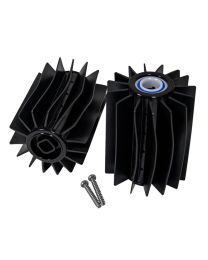 Polaris Quattro Sport Roller Brush Assembly R0838900 (Set of 2) - Genuine Pool Cleaner Spare Part