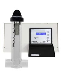 PoolPower Pool Lab PL25 Classic Self-Cleaning Salt Water Pool Chlorinator w/ Timer & Back Up Power System
