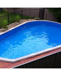 Abgal Teardrop Pool Liner Suitable For Classic Pools - Flat Floor