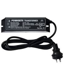 PAL Lighting Powerite P2 Dual Output (2 x 12V, 25VA) Plug-In Low Voltage Transformer for Pool Lights