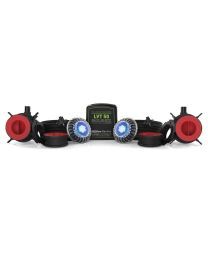 Spa Electrics Atom EMC Series 2 x Blue LED Colour Pool Light w/ Concrete Mounting Kit, 30M Cable and Dual LV50 Transformer