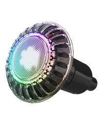 Spa Electrics Atom EMF Series 1 x Multi RGB LED Colour Pool Light w/ Fibreglass Mounting Kit