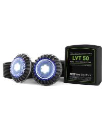 Spa Electrics Atom EMV Series 2 x Blue LED Colour Pool Light w/ Vinyl Mounting Kit, 30M Cable and Dual LV50 Transformer